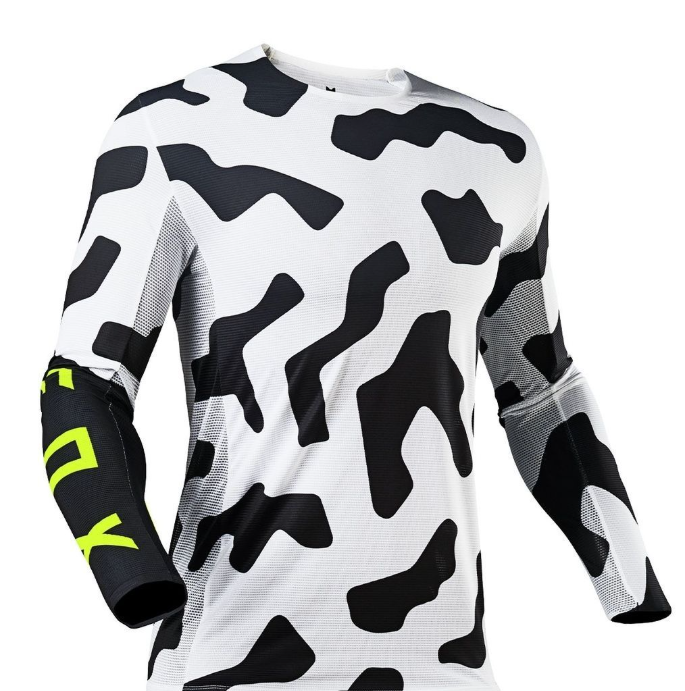 Fox Flexair Psycosis MX Jersey (Black/White)