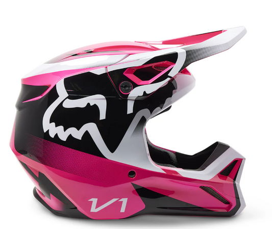 Fox Adult Helmet V1 Leed (Pink/White) XXL
