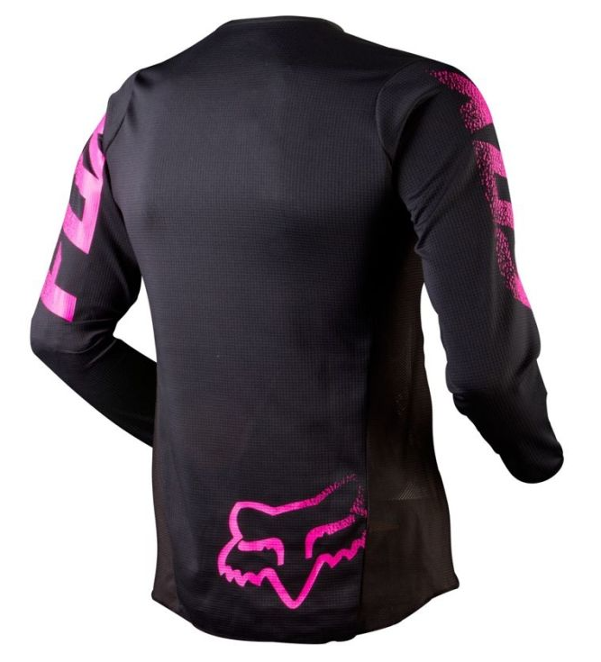 Fox Youth Blackout MX Jersey (Black/Pink)