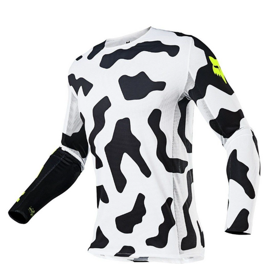 Fox Flexair Psycosis MX Jersey (Black/White)