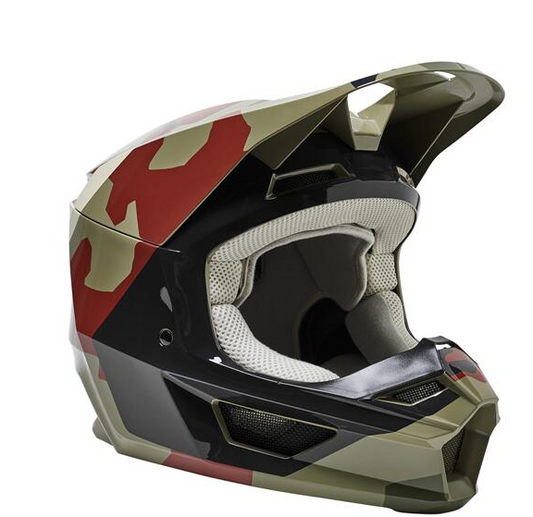 Fox Youth MX Helmet V1 Bnkr (Camo)