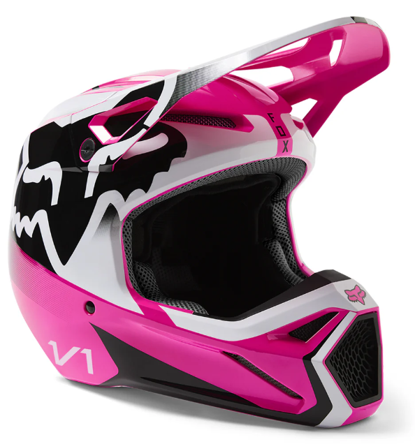 Fox Adult Helmet V1 Leed (Pink/White) XXL