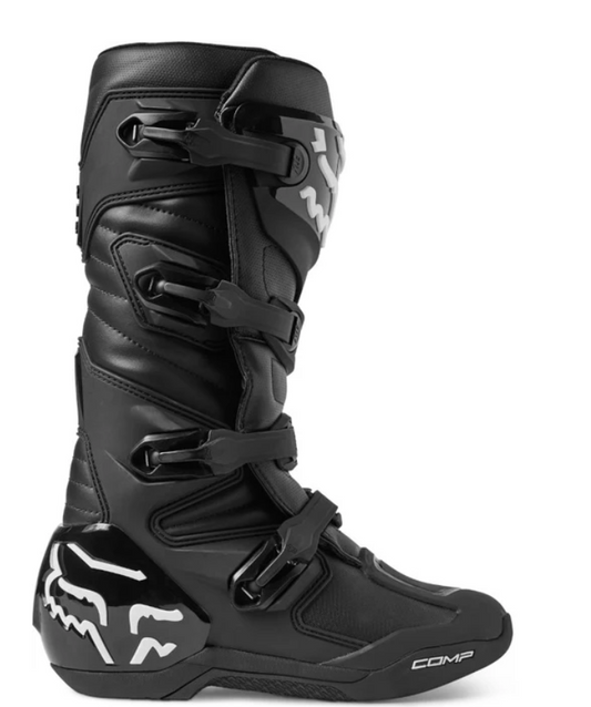 Fox MX Racing Comp Boots (Black/White)