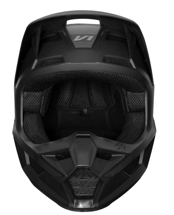 Fox Racing Youth Matte Black Helmet 2019 V1 - Small