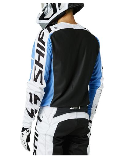 Shift White Label Fade MX Jersey Acid Blue