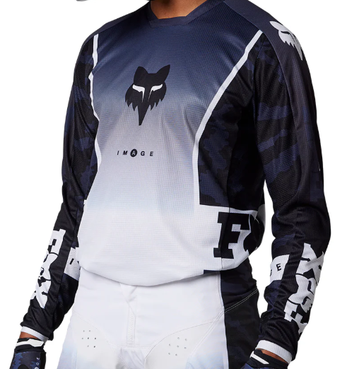 Fox Men's 180 Nuklr MX Jersey (Deep Cobalt/ White)