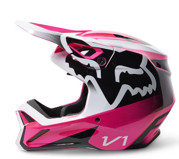 Fox Adult Helmet V1 Leed (Pink/White) XXL