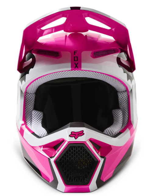 Fox Adult Helmet V1 Leed (Pink/White) XXL
