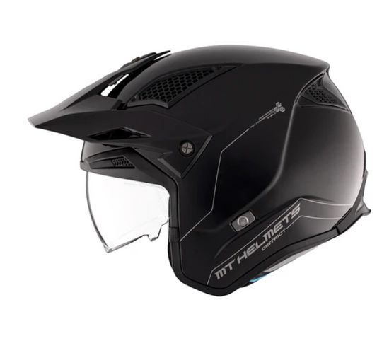 MT District SV S Gloss Black AG Helmet